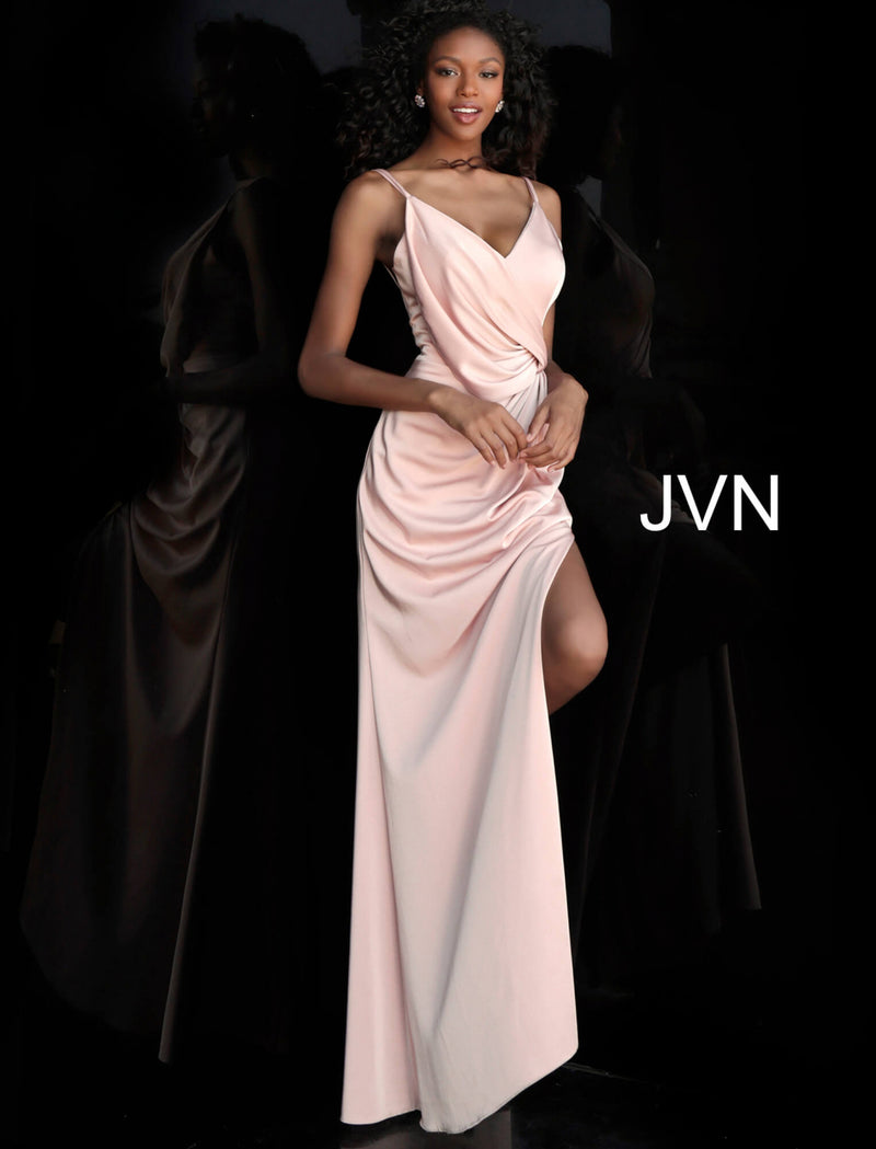 dress straight cut Straight-cut Oudi dress with draped embroidery