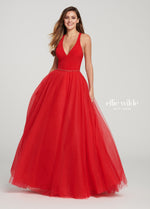 Ball gown, low-back, a-line prom or quinceanera dress from Ellie Wilde by Mon Cheri